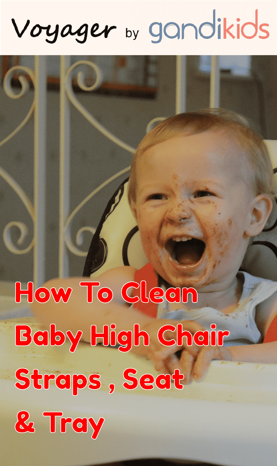 How to clean baby high chair