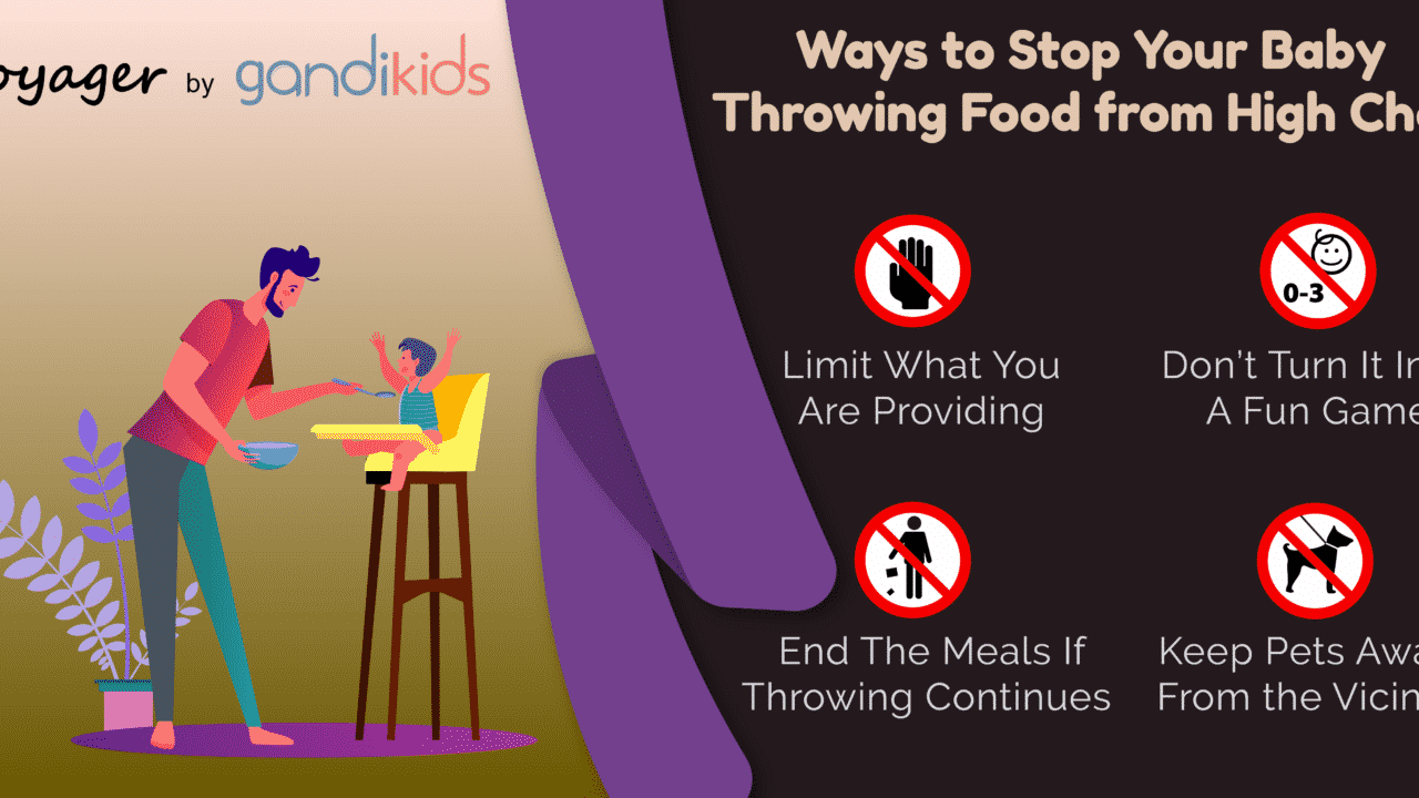 Baby Throwing Food from High Chair Stop Toddler Dropping Food