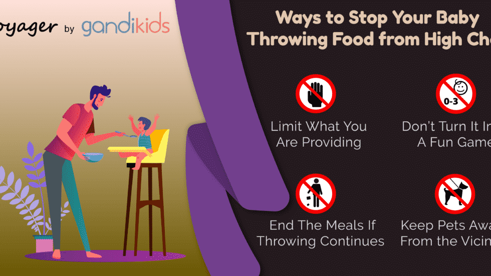 Baby Throwing Food from High Chair Stop Toddler Dropping Food