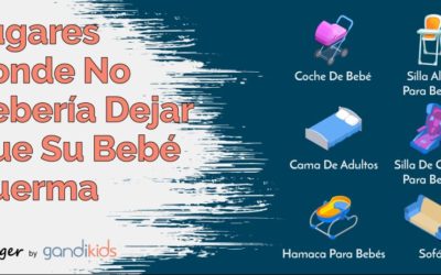 7 lugares donde no debe dejar dormir a su bebé